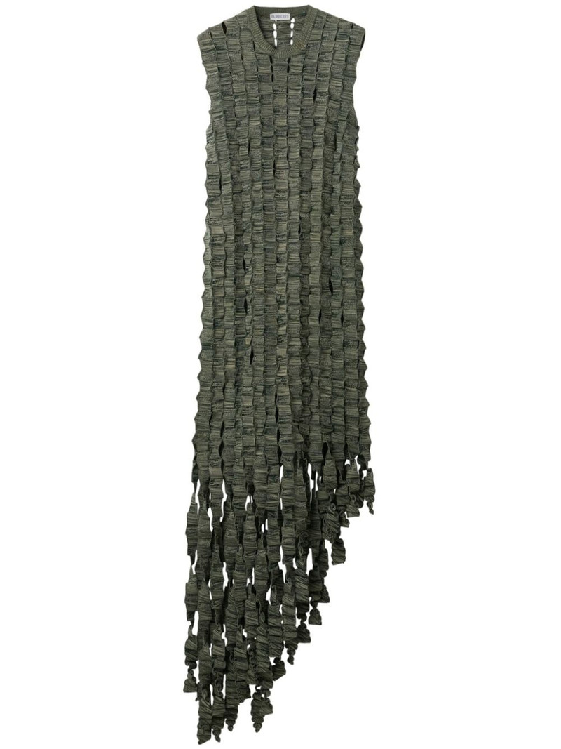 crocheted silk-blend midi dress 1
