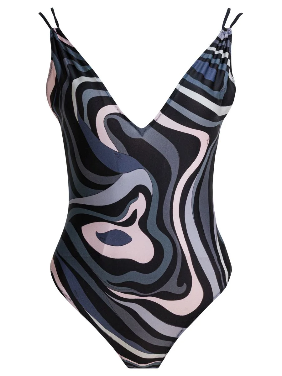 Pucci One-Piece Swimsuit With Print - 1