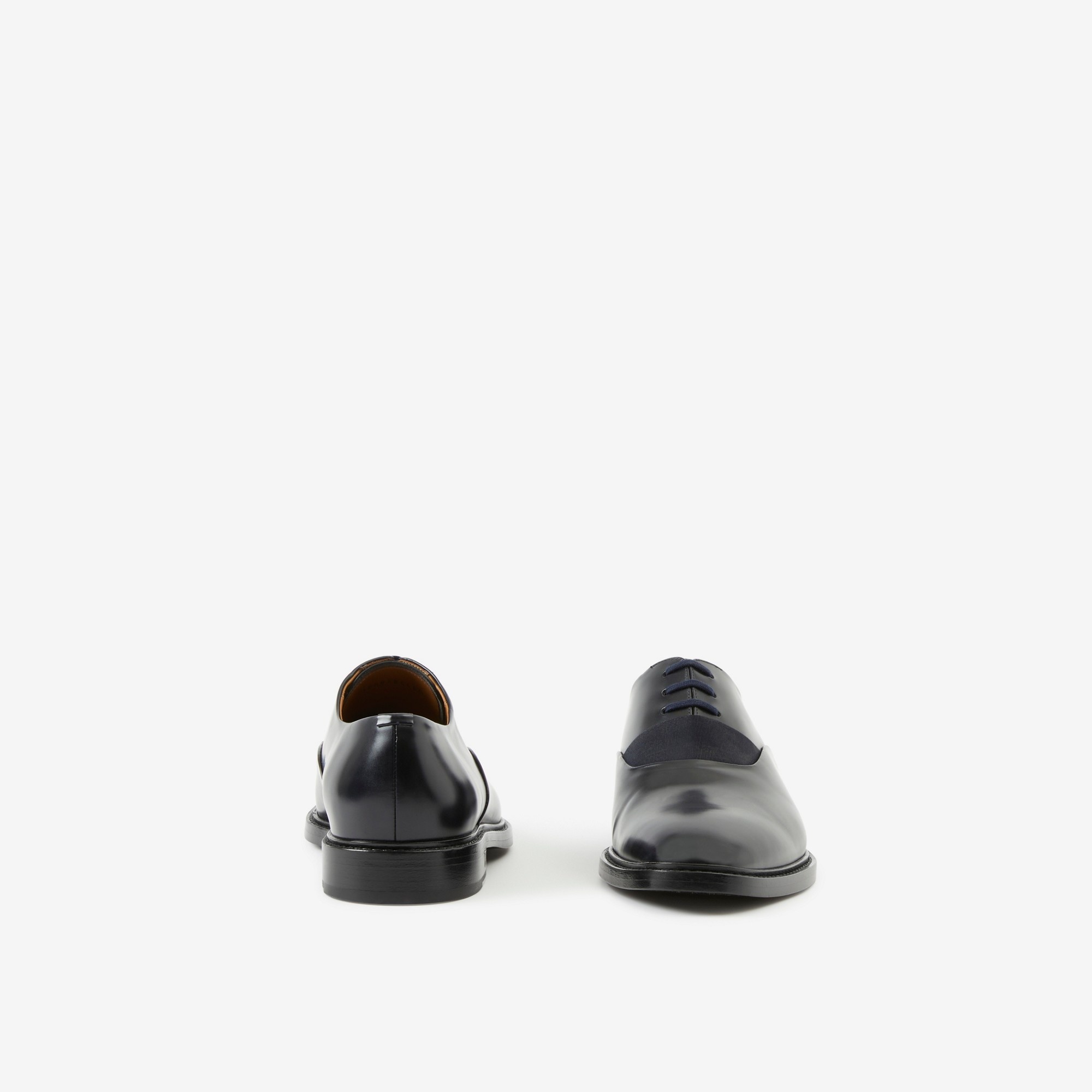 Ribbon Detail Leather Oxford Shoes - 4