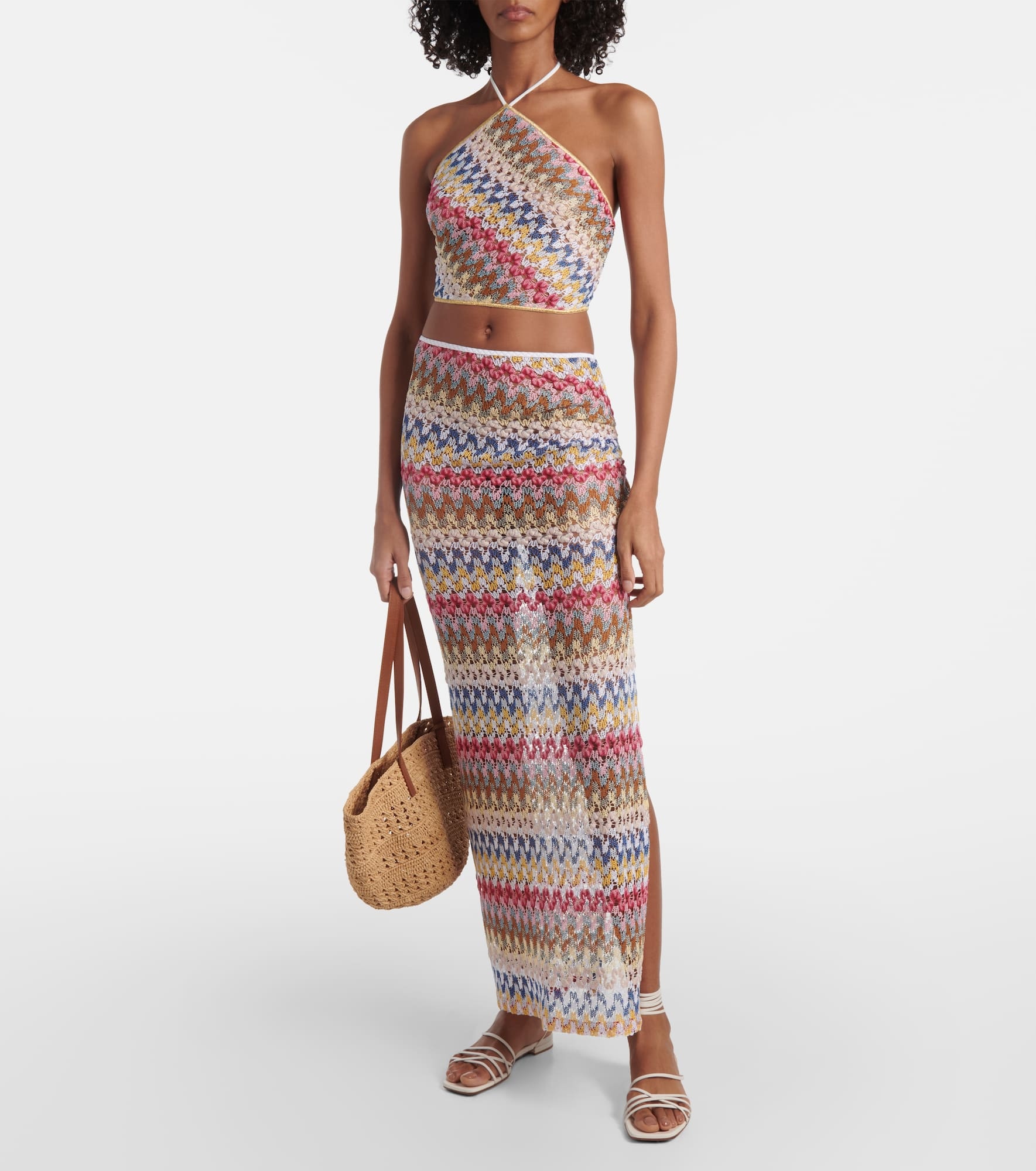 Zig Zag lamé top - 2