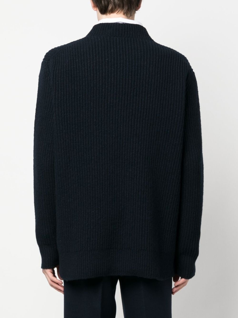 high-neck knitted pullover - 4