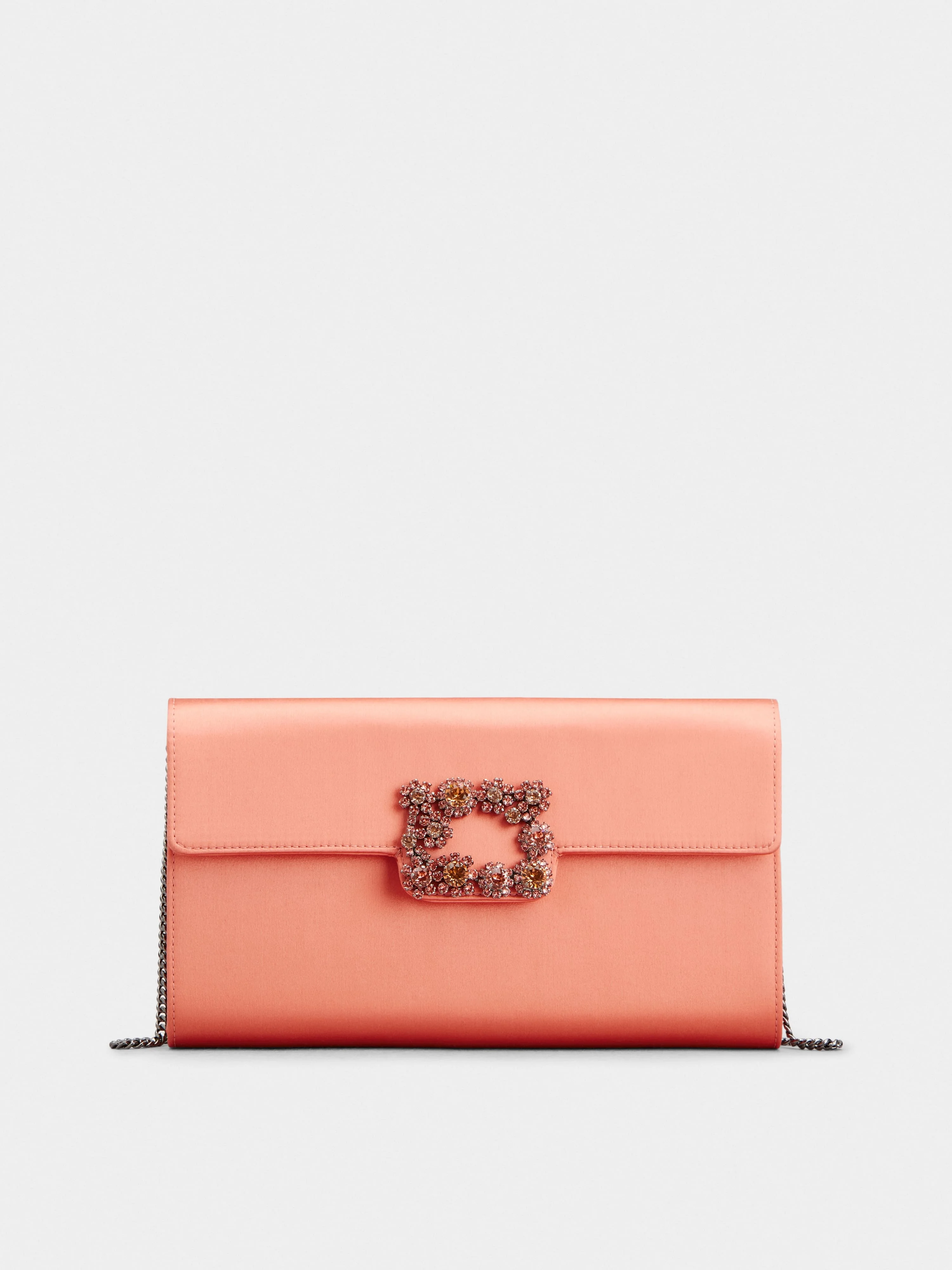 Efflorescence Clutch in satin - 1