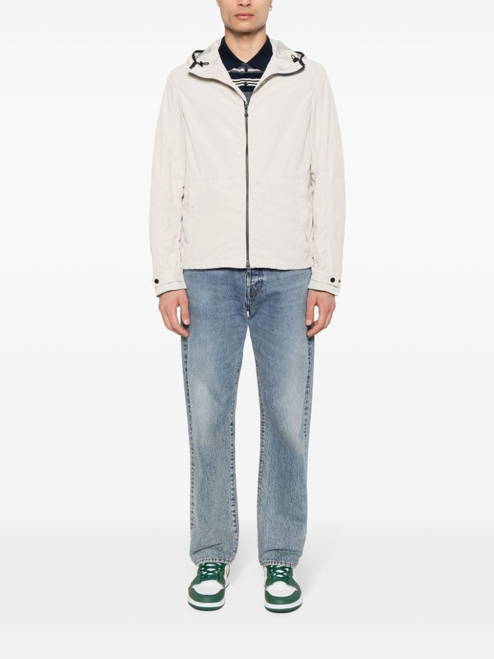 windbreaker hooded jacket - 2