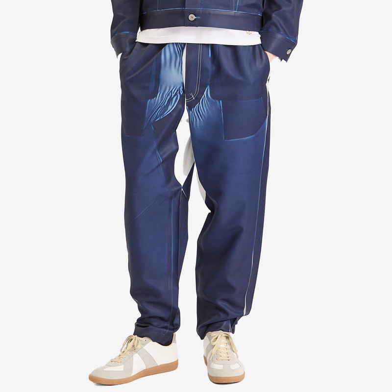 Comme des Garçons SHIRT Comme des Garçons SHIRT Garment Printed Twill Trousers outlook