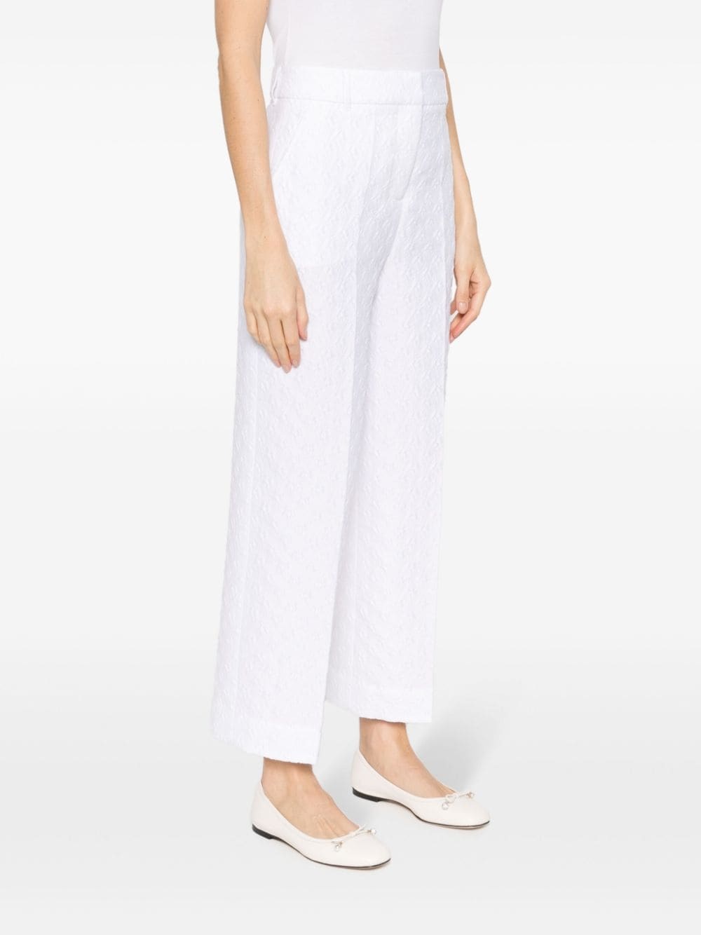 Jaylee cropped straight-leg trousers - 3