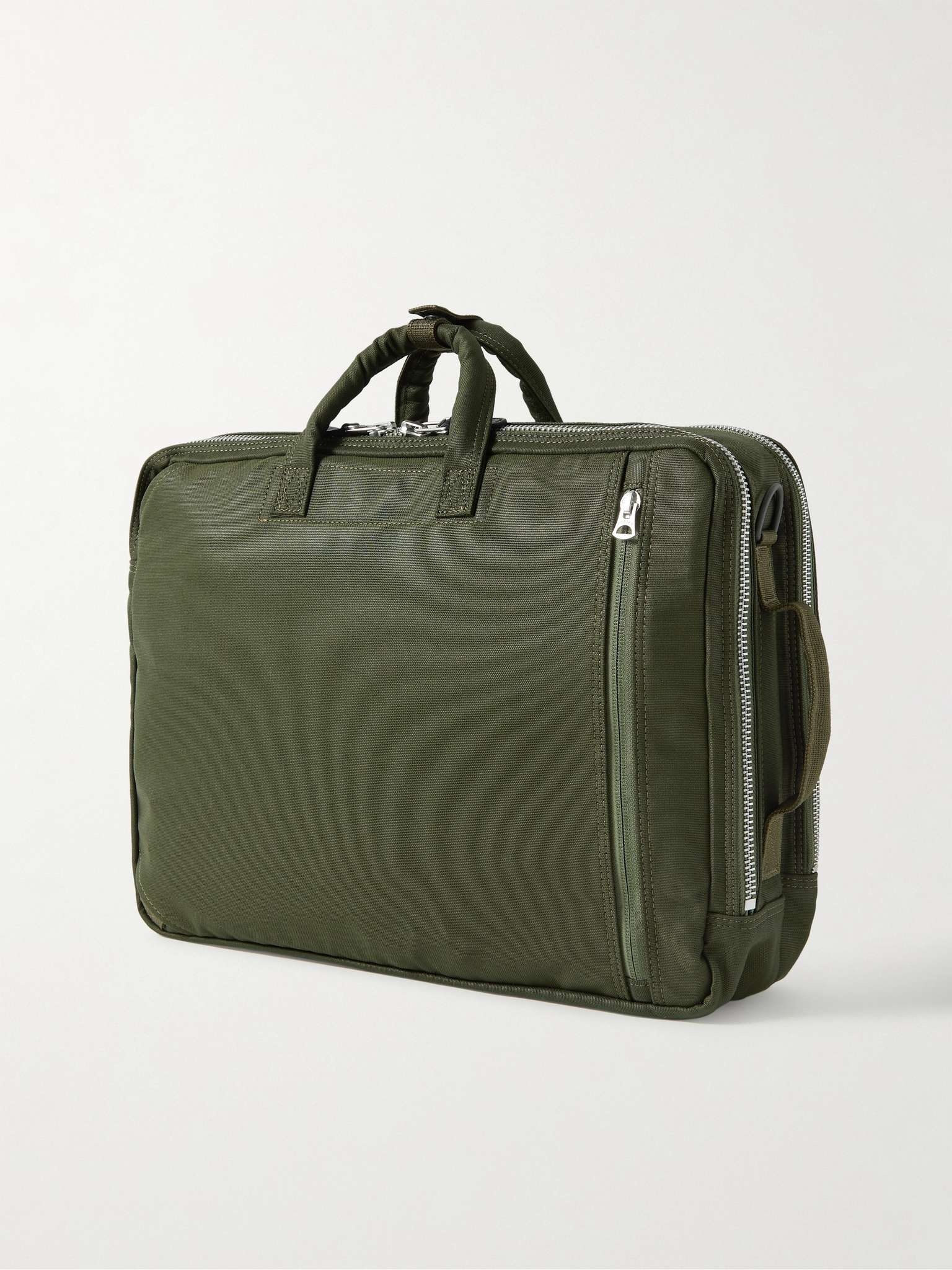 Flying Ace 3Way Webbing-Trimmed Nylon Briefcase - 4