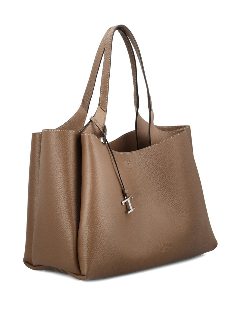 medium leather tote bag 3