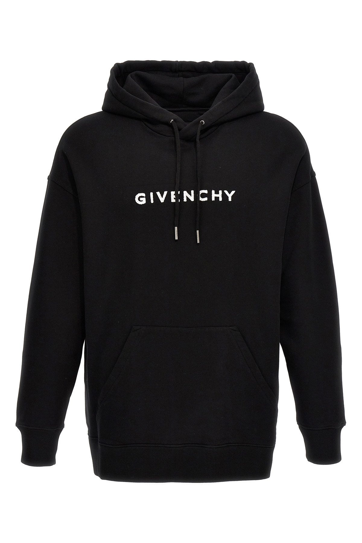 Givenchy Women Flocked Logo Hoodie - 1