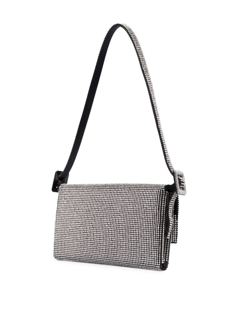 crystal-embellished foldover shoulder bag 3
