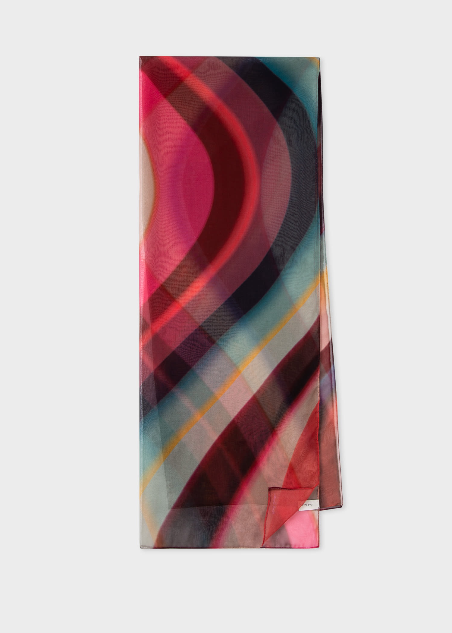 'Spray Swirl' Silk Scarf & Phone Pouch Gift Set - 3