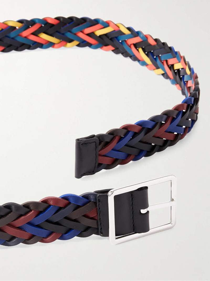 Paul Smith 3.5cm Reversible Woven Leather Belt outlook