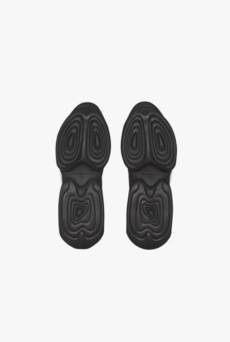 Black draped leather B-Bold high-top sneakers 5