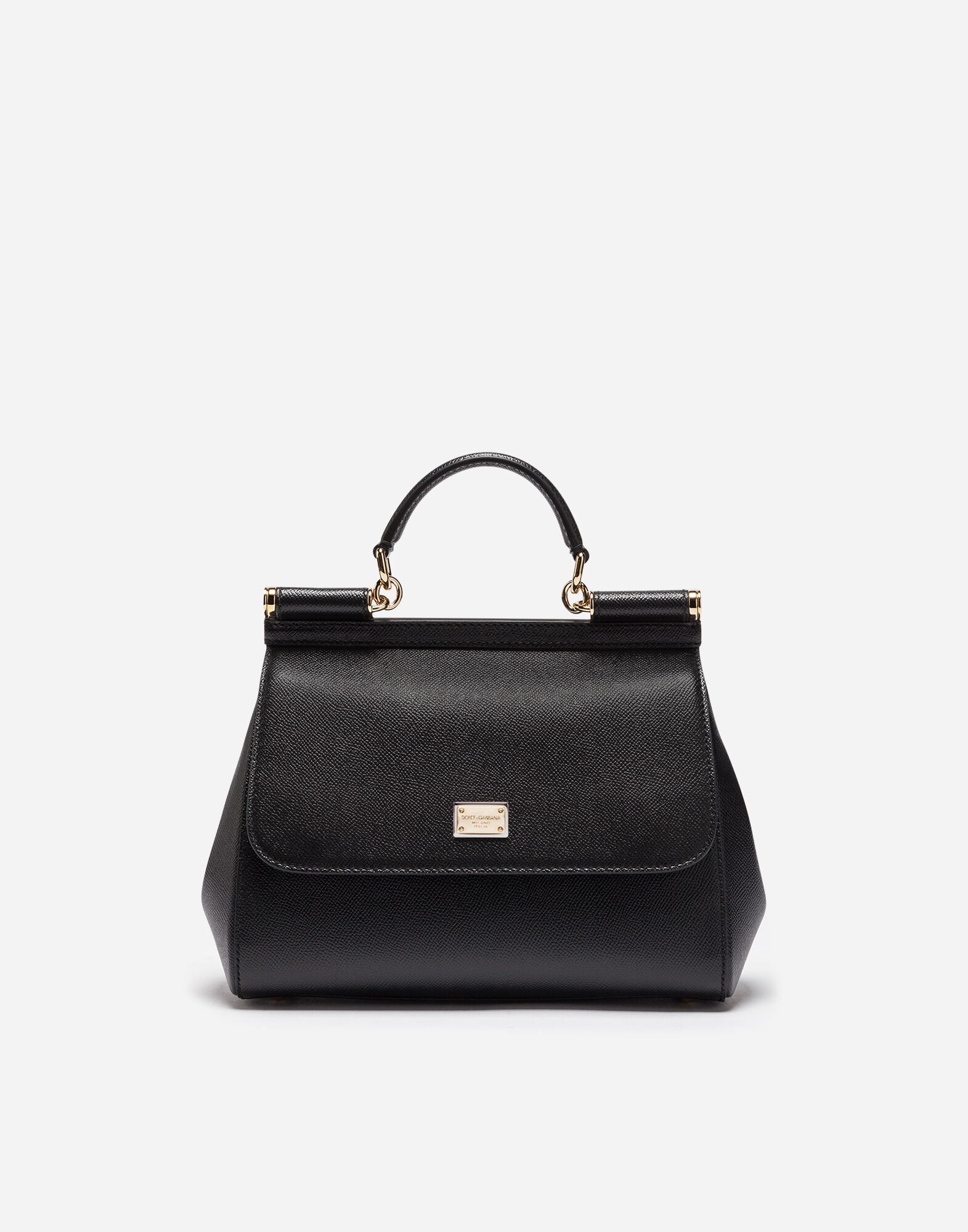 Medium Sicily handbag in dauphine leather - 1