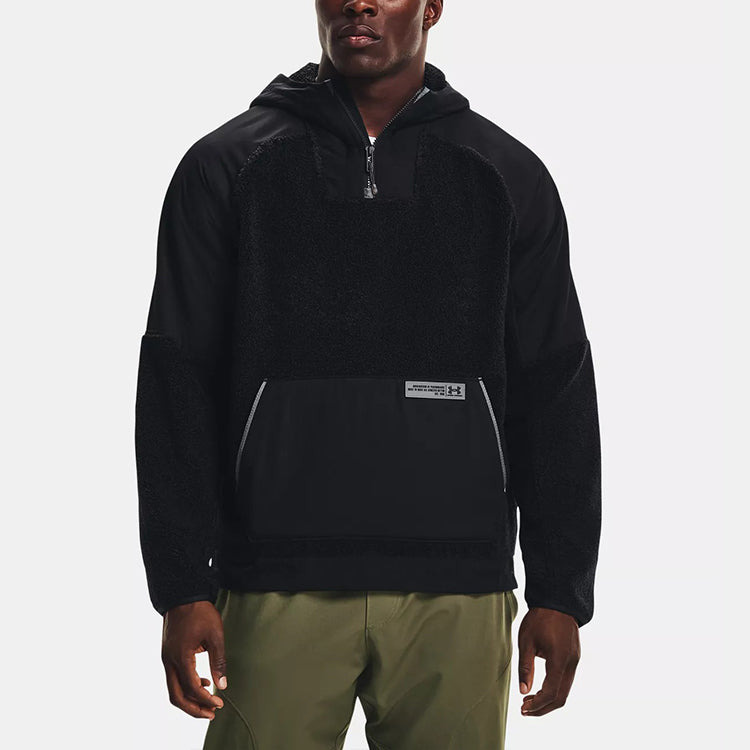 Under Armour Mission Boucle Anorak Hoodie 'Black' 1366094-001 - 4