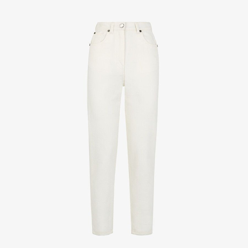 White denim jeans 1
