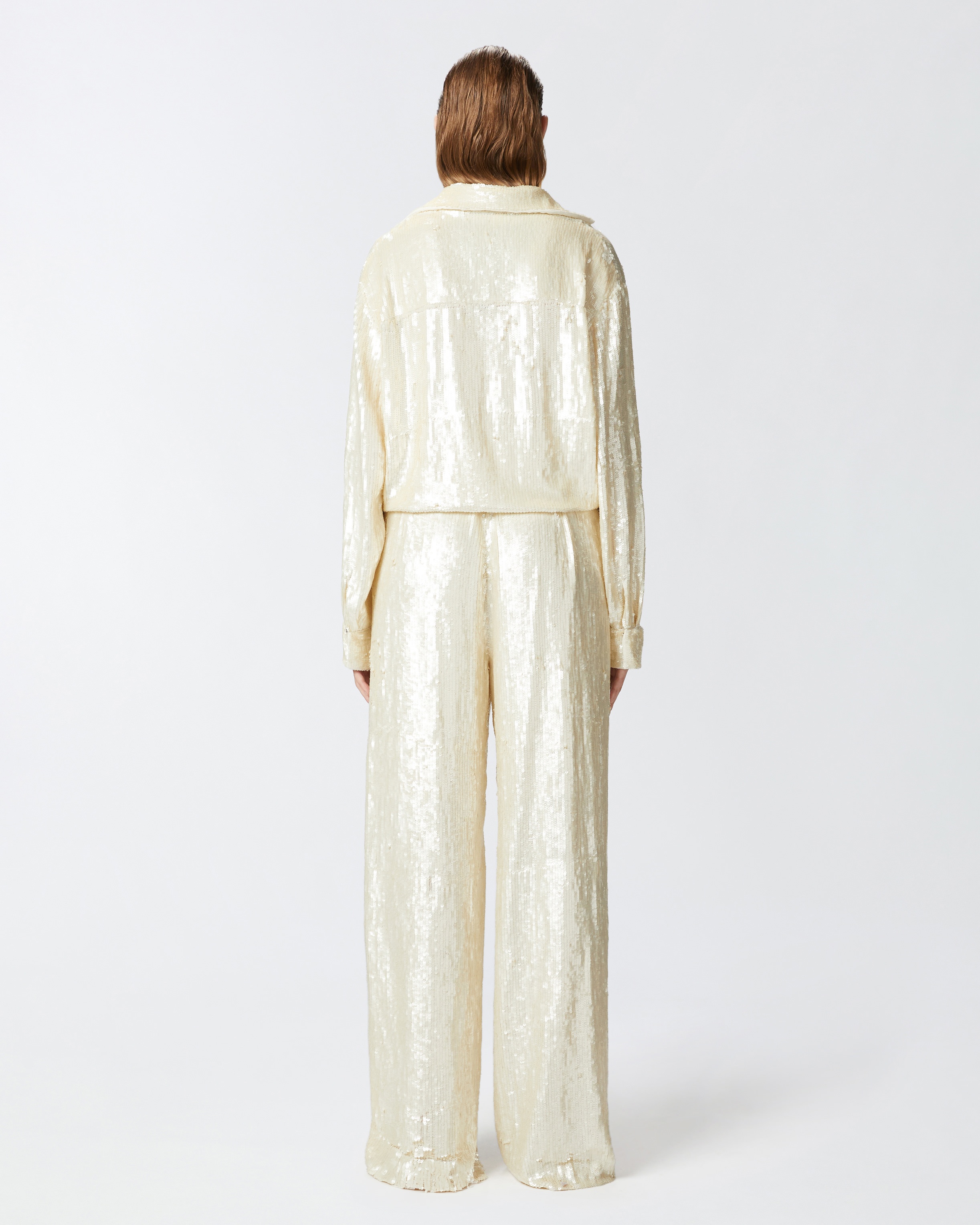 PALAZZO PANTS WITH SEQUINS - 5