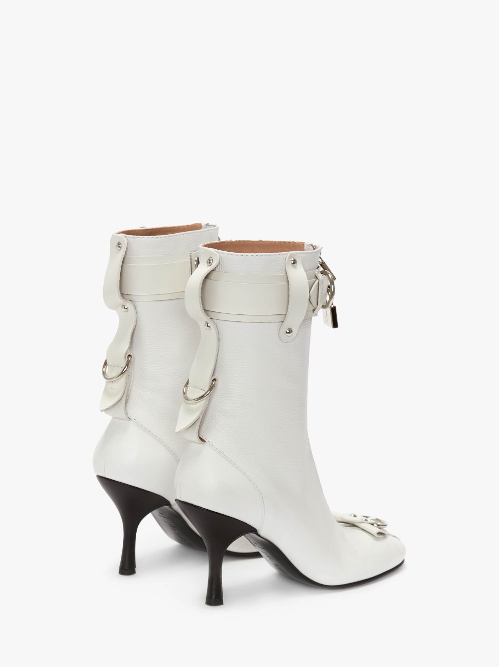 PADLOCK ANKLE HEEL BOOTS - 3