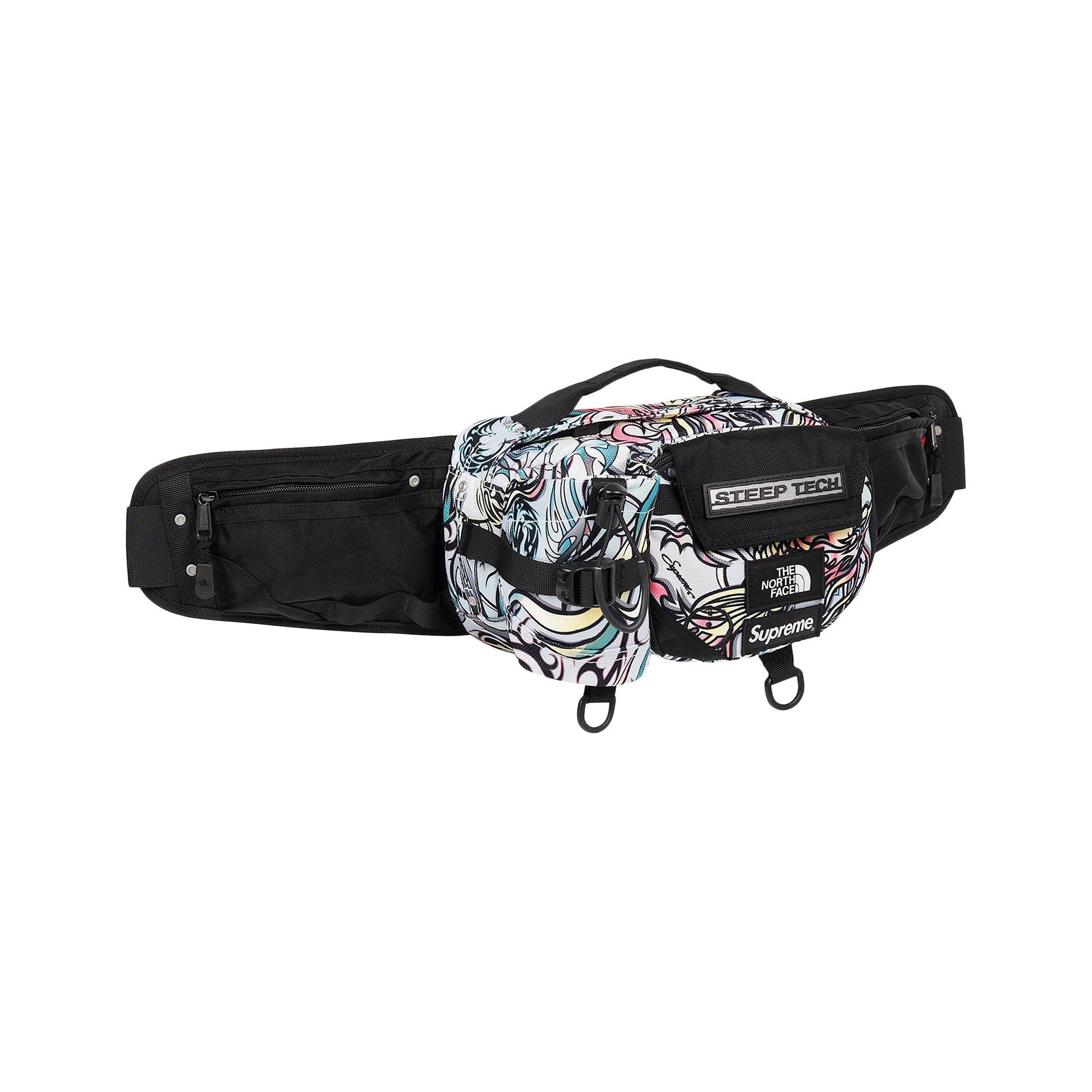 Supreme x The North Face Steep Tech Waist Bag 'Multicolor Dragon' - 3