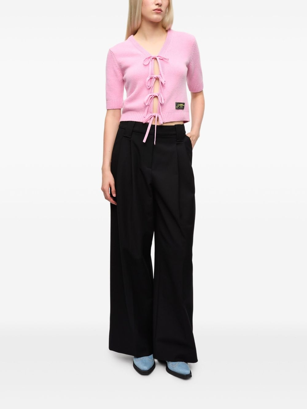 short-sleeve cardigan - 2