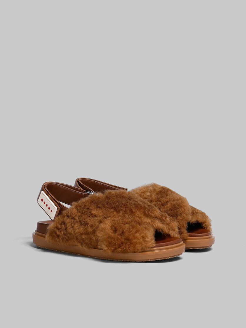 BROWN SHEARLING FUSSBETT - 2
