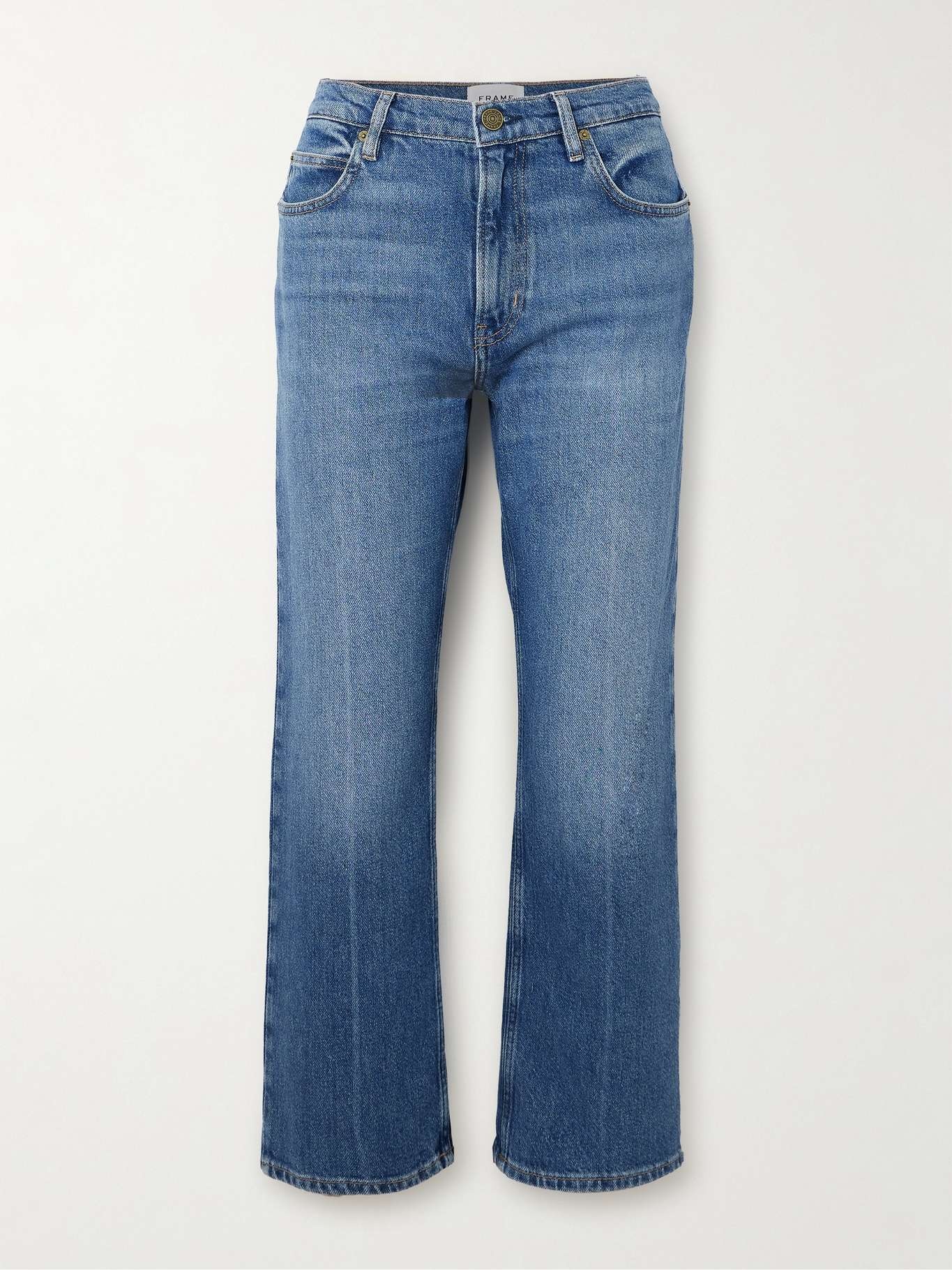 The '70s Crop high-rise bootcut jeans - 1