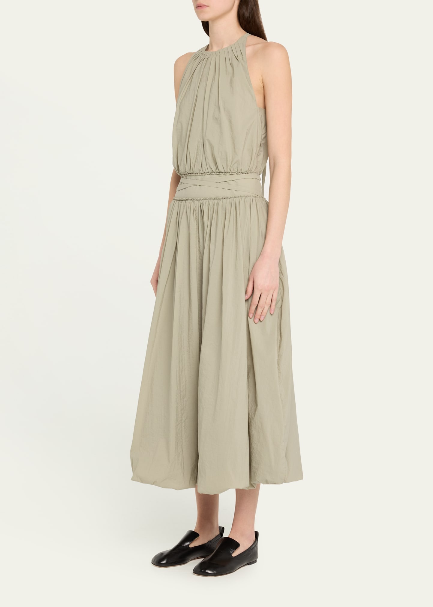 Wylie Technical Poplin Bubble Dress - 4