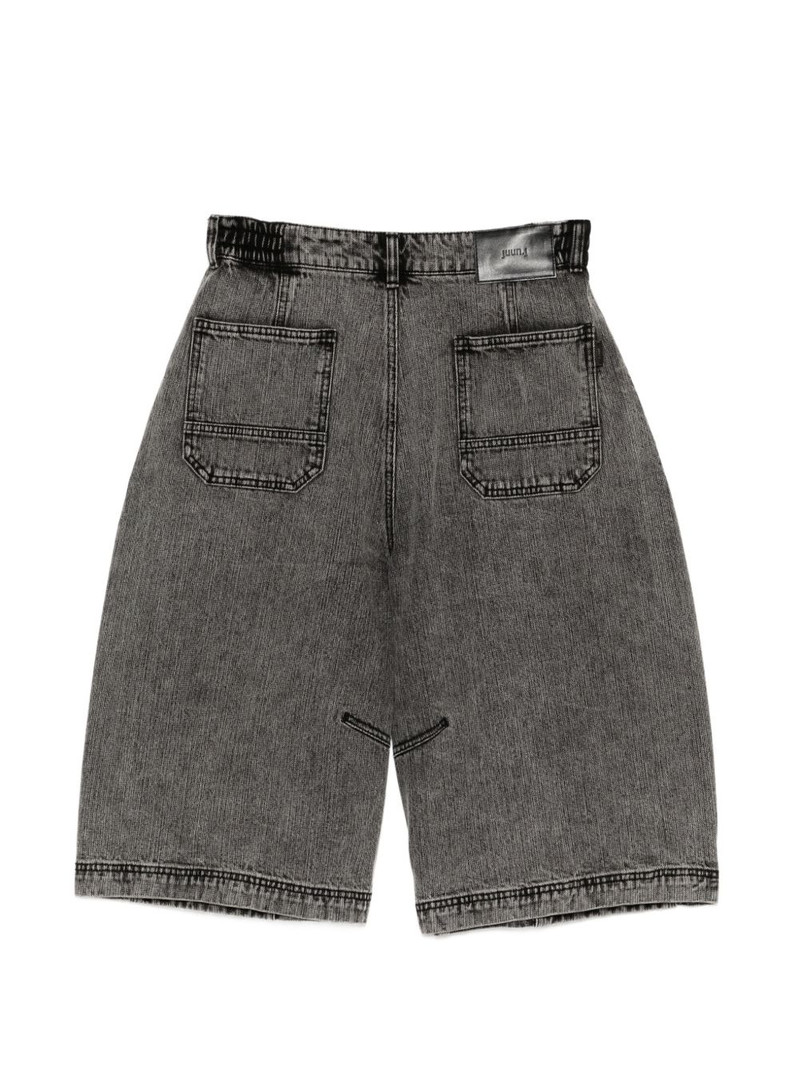 JUUN.J double-panel denim shorts outlook