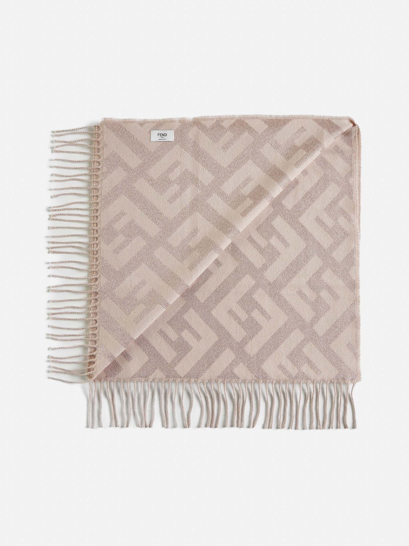FF lurex cashmere-blend scarf - 2