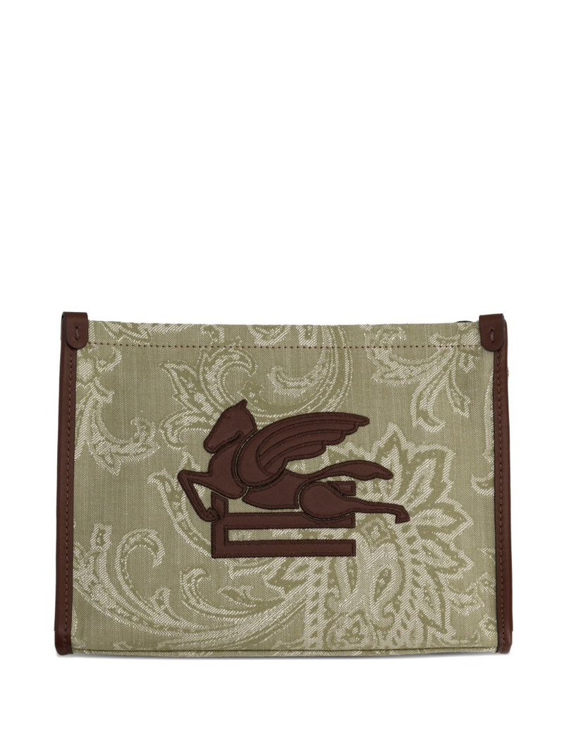 paisley-print clutch bag 1