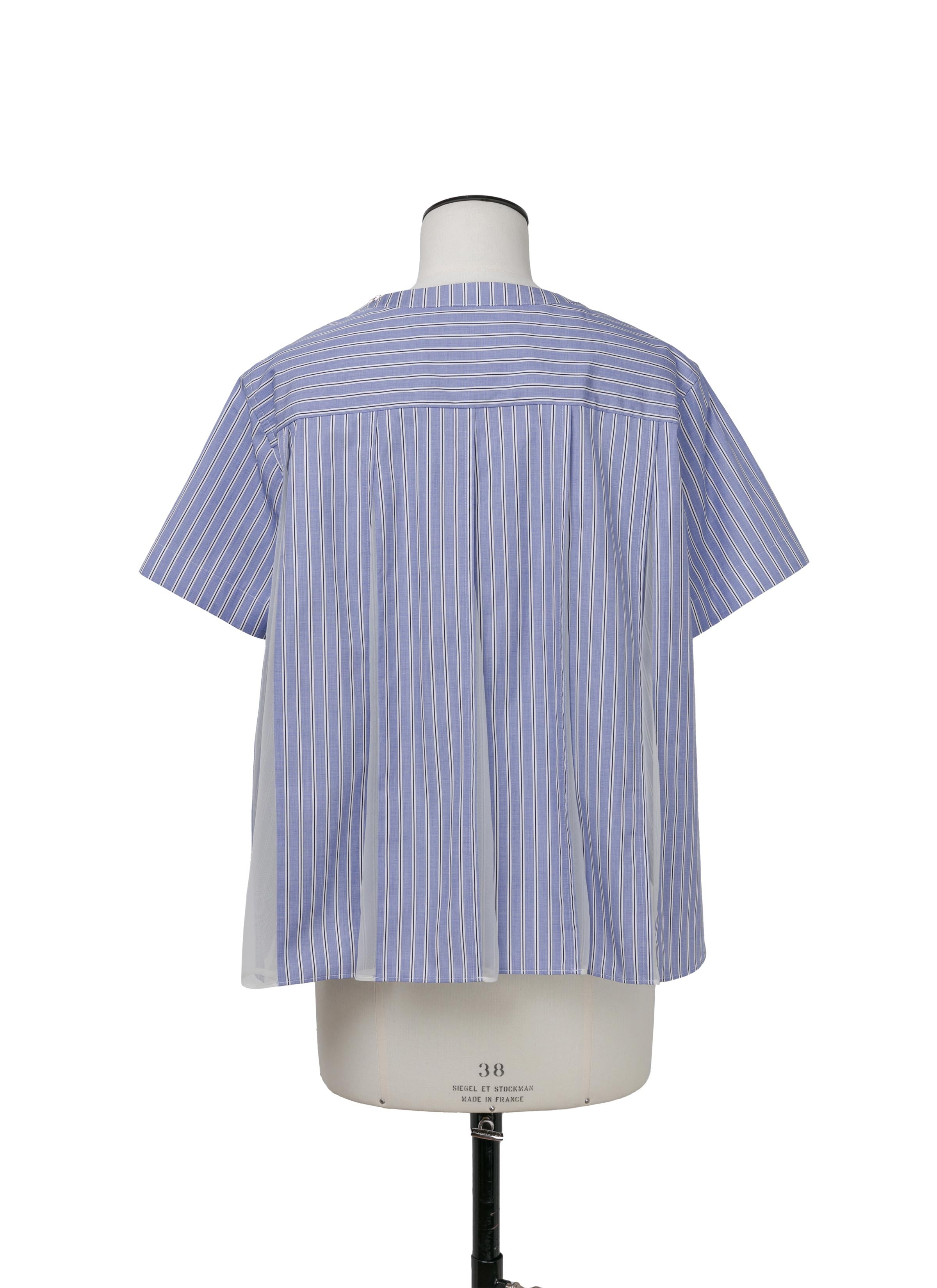 Cotton Poplin Sweater - 4