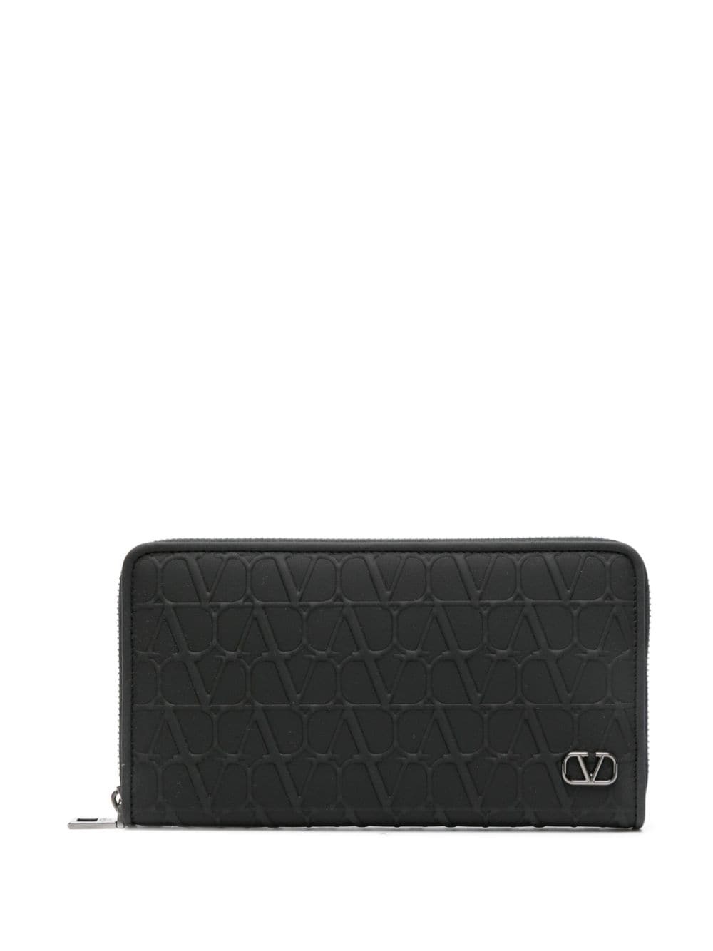 Toile Iconographe-embossed leather wallet - 1