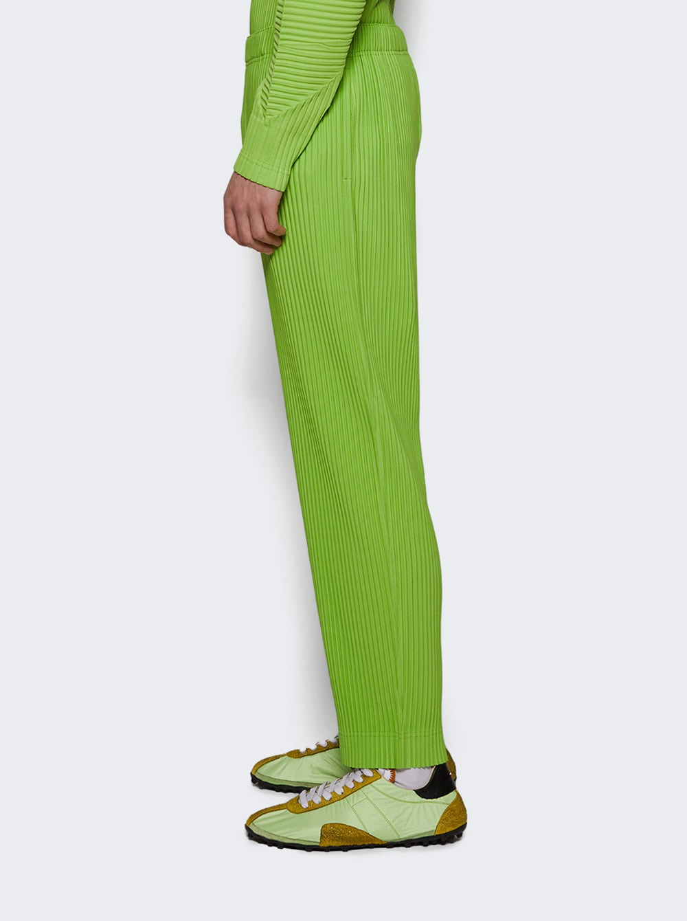 Pleated Pants Fresh Green - 3