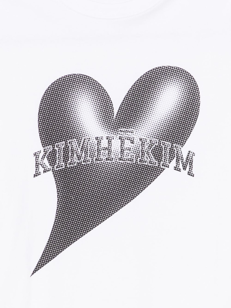 heart-print T-shirt 3