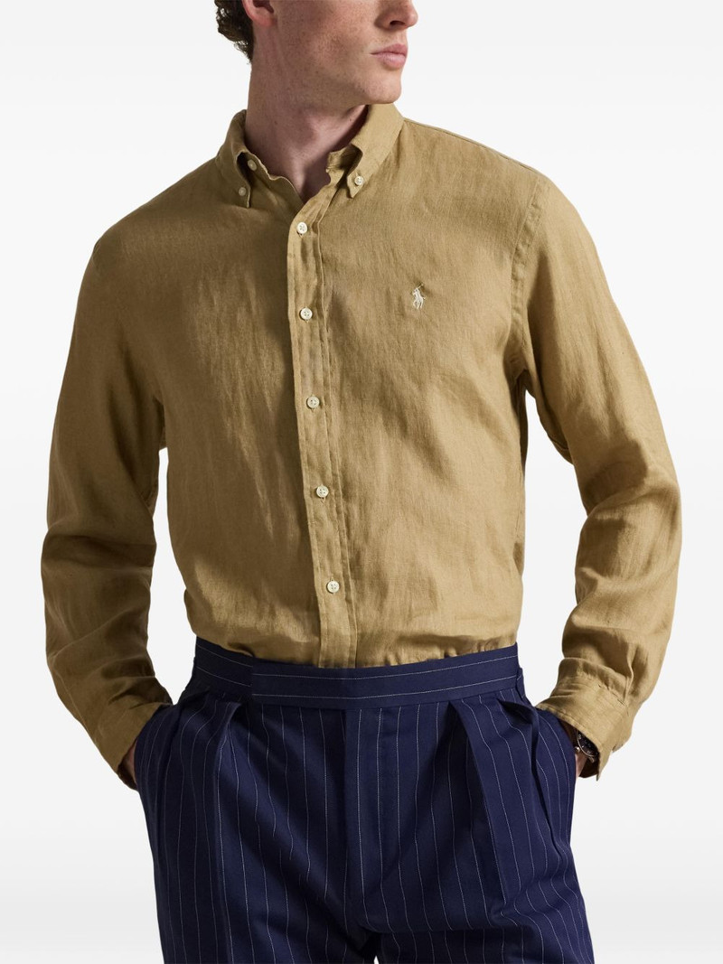 Slim Fit linen shirt 3