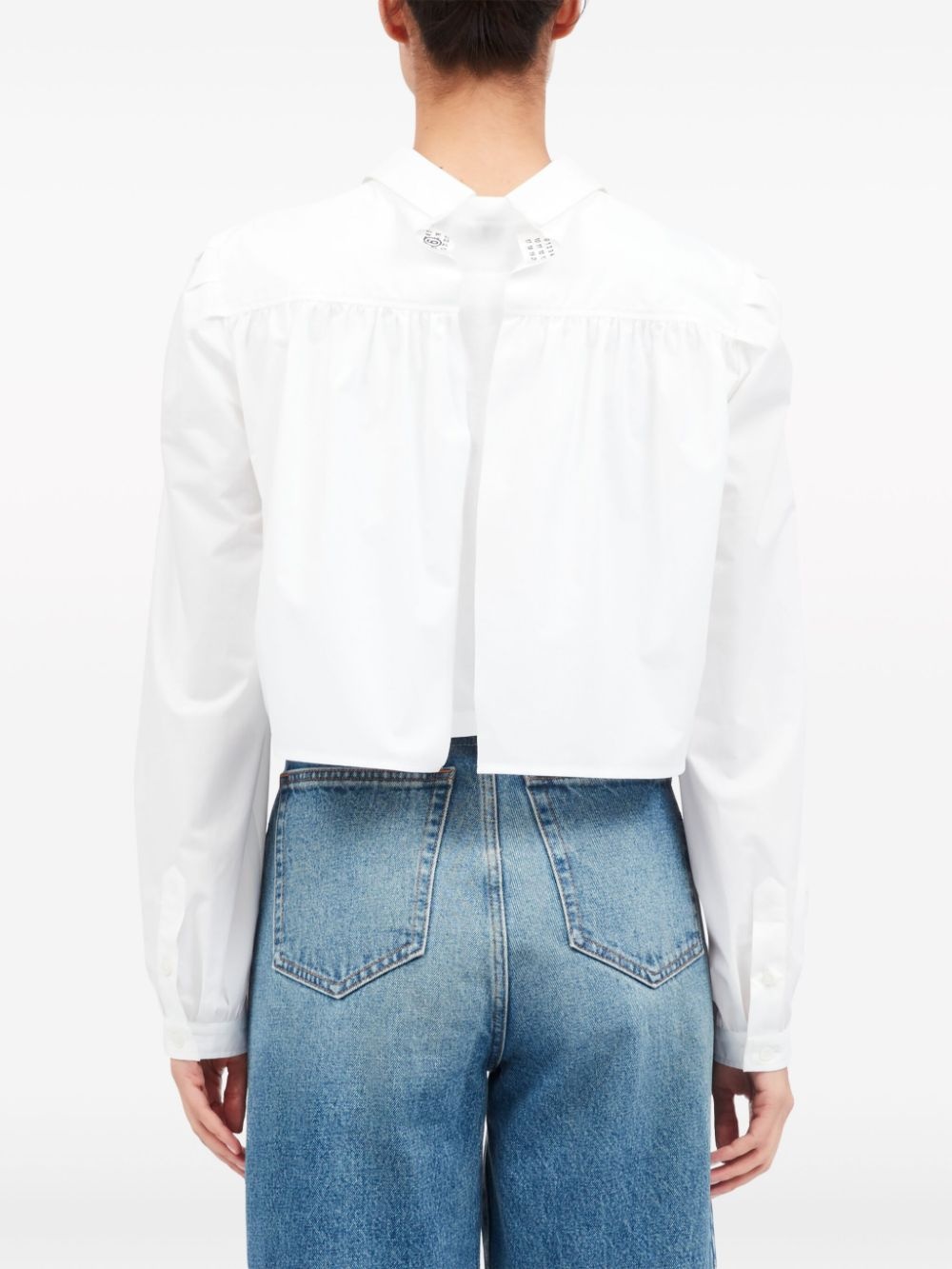 layered cotton shirt - 4