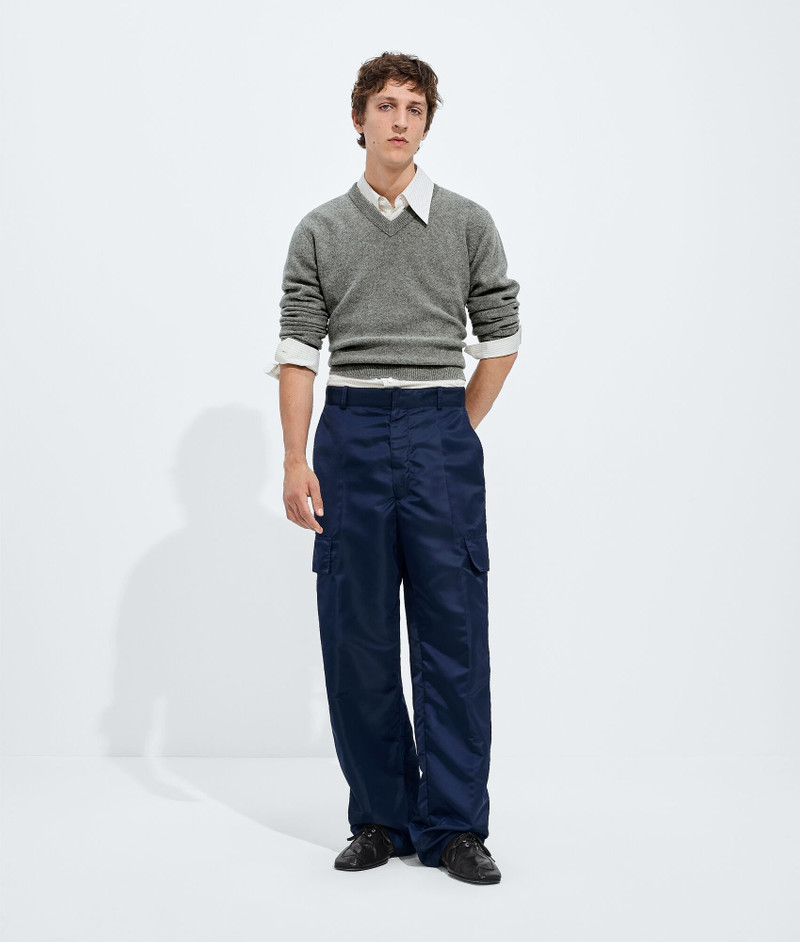 Satin Nylon Cargo Pants 1