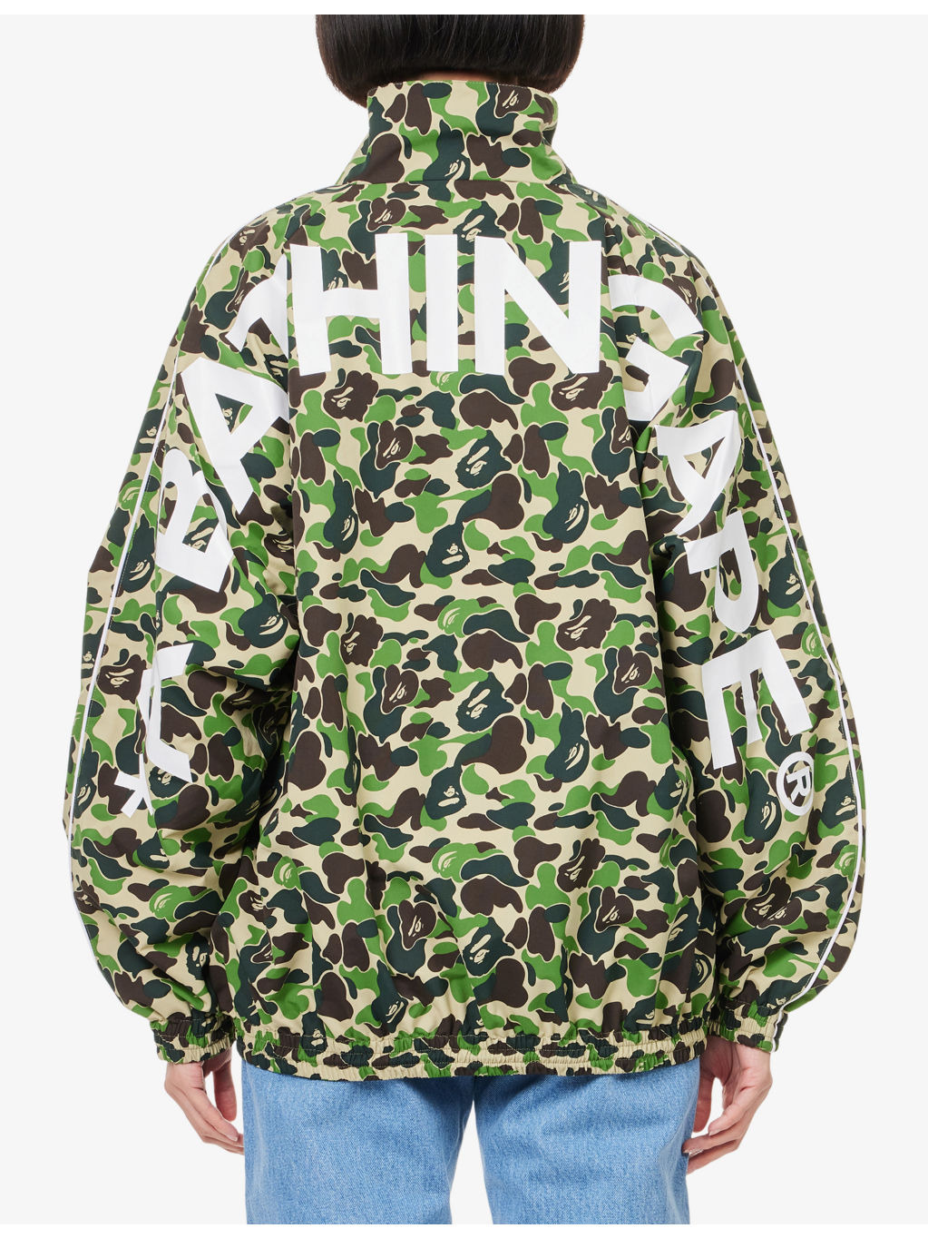 Camouflage Logo-Print Shell Track Jacket - 4
