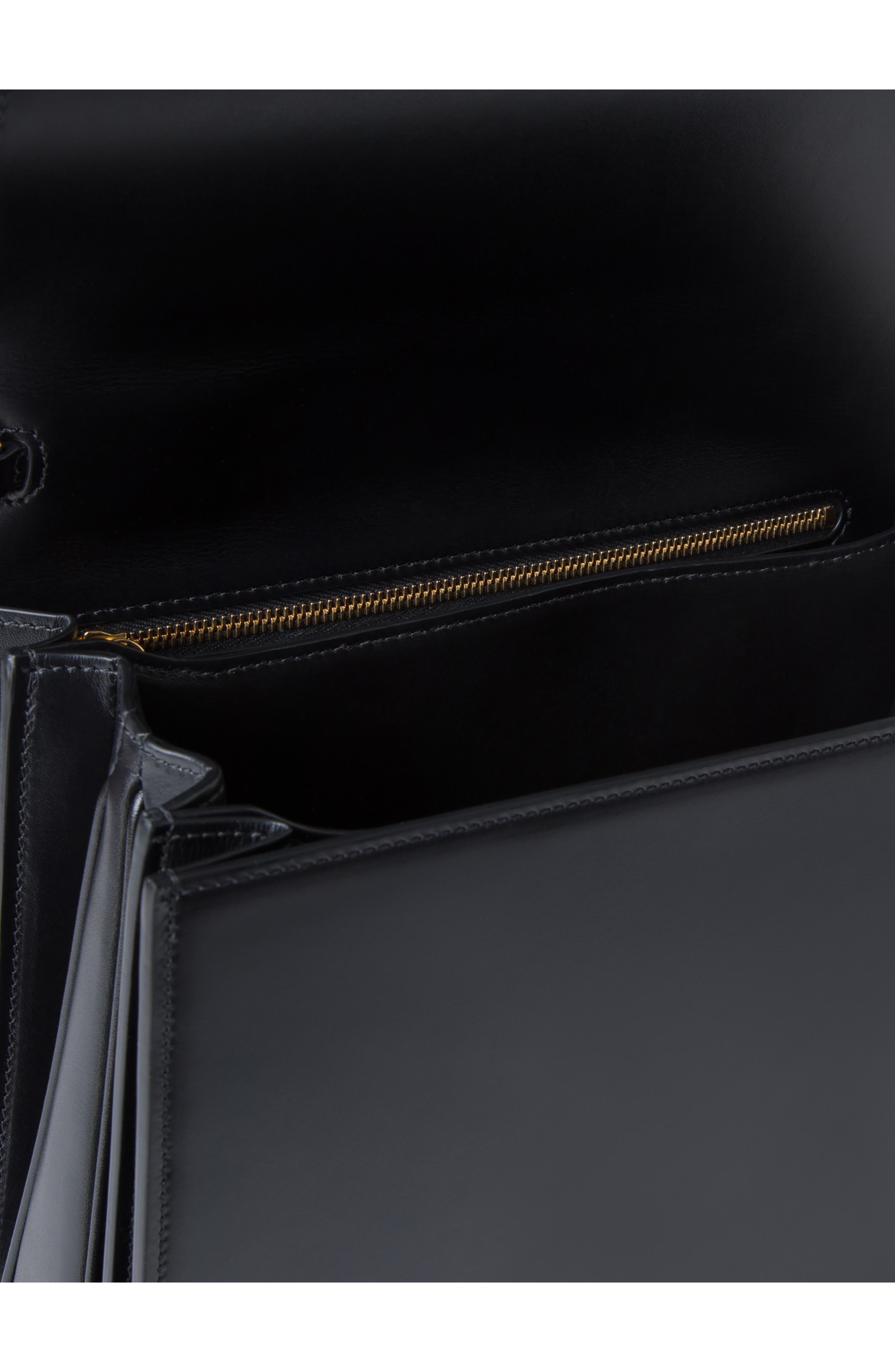 Akris Medium Alice Leather Top Handle Bag in Black at Nordstrom - 3