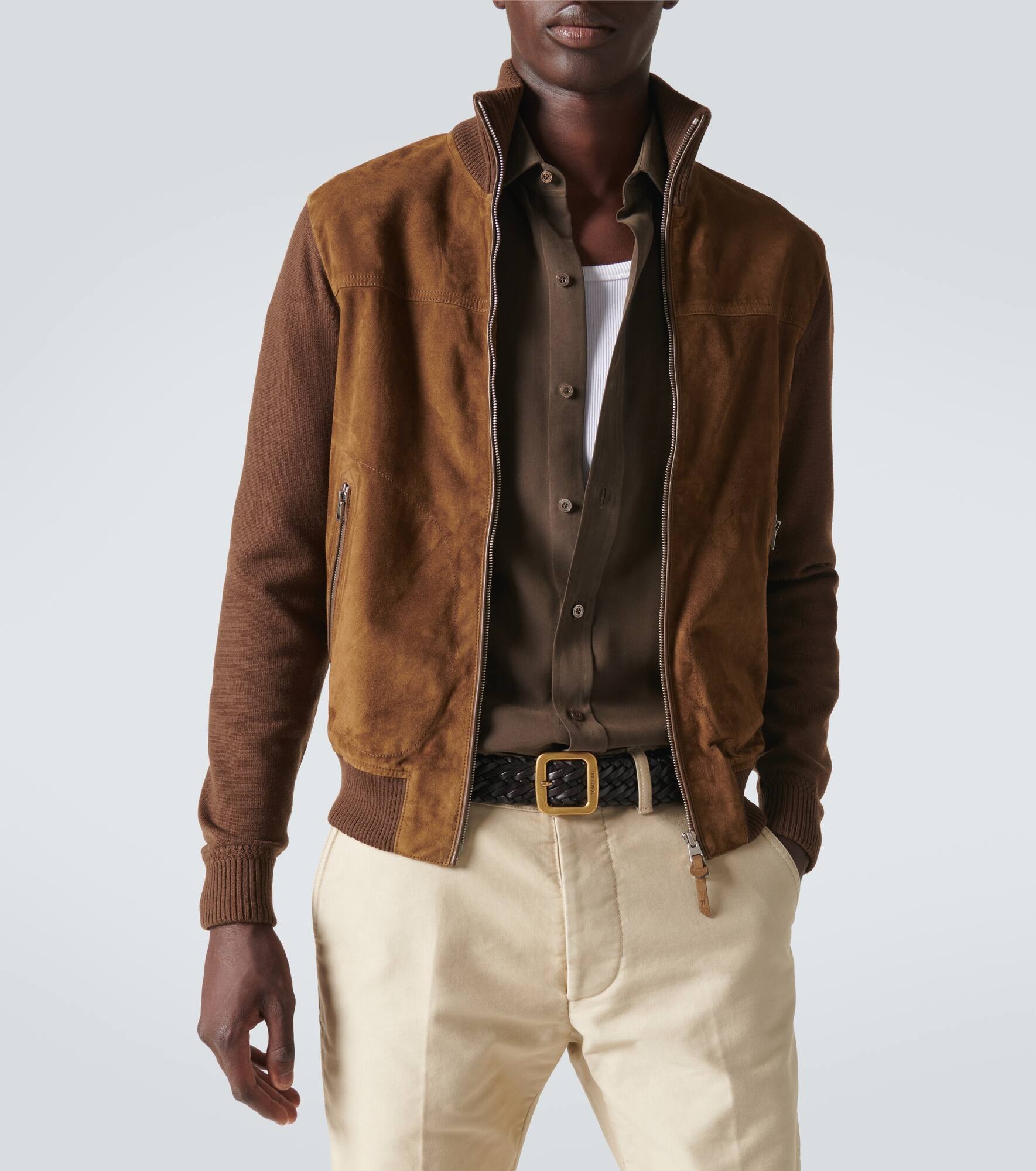 Woven leather belt - 2