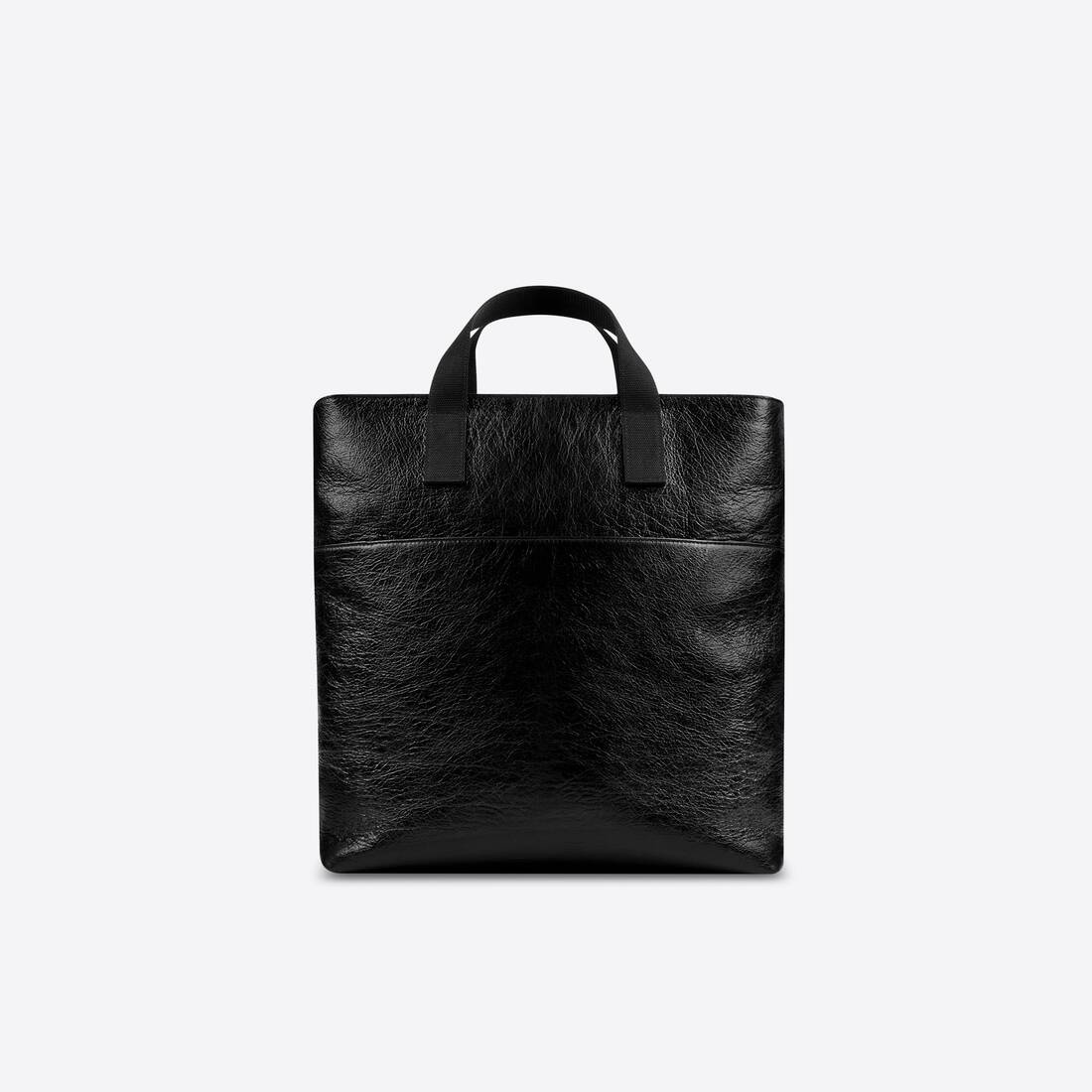 Men's Explorer Tote Bag With Strap in Black - 2