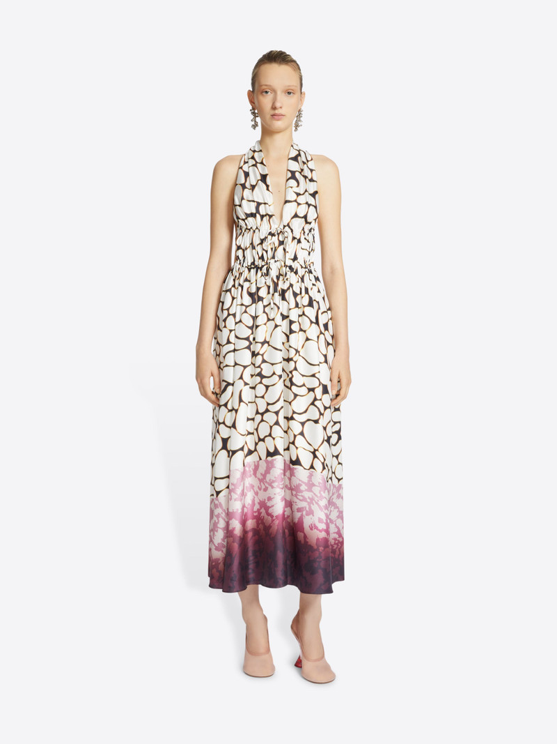 Dries Van Noten SILK HALTER DRESS outlook
