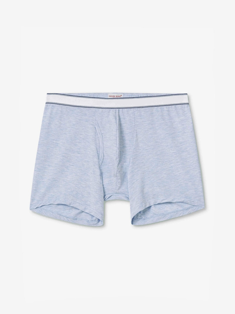Derek Rose Men's Trunks Ethan Micro Modal Stretch Blue outlook