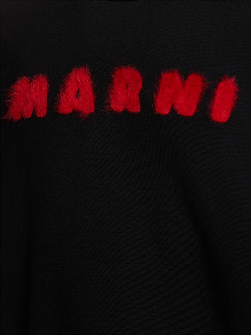 Unbrushed cotton sweatshirt - 3