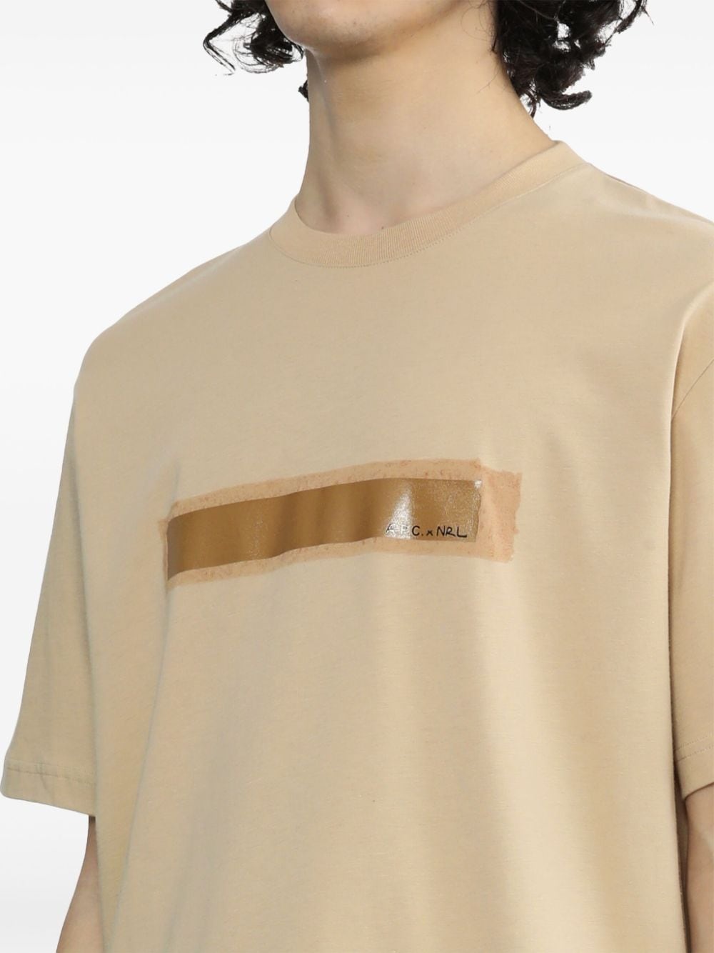 geometric print T-shirt - 5