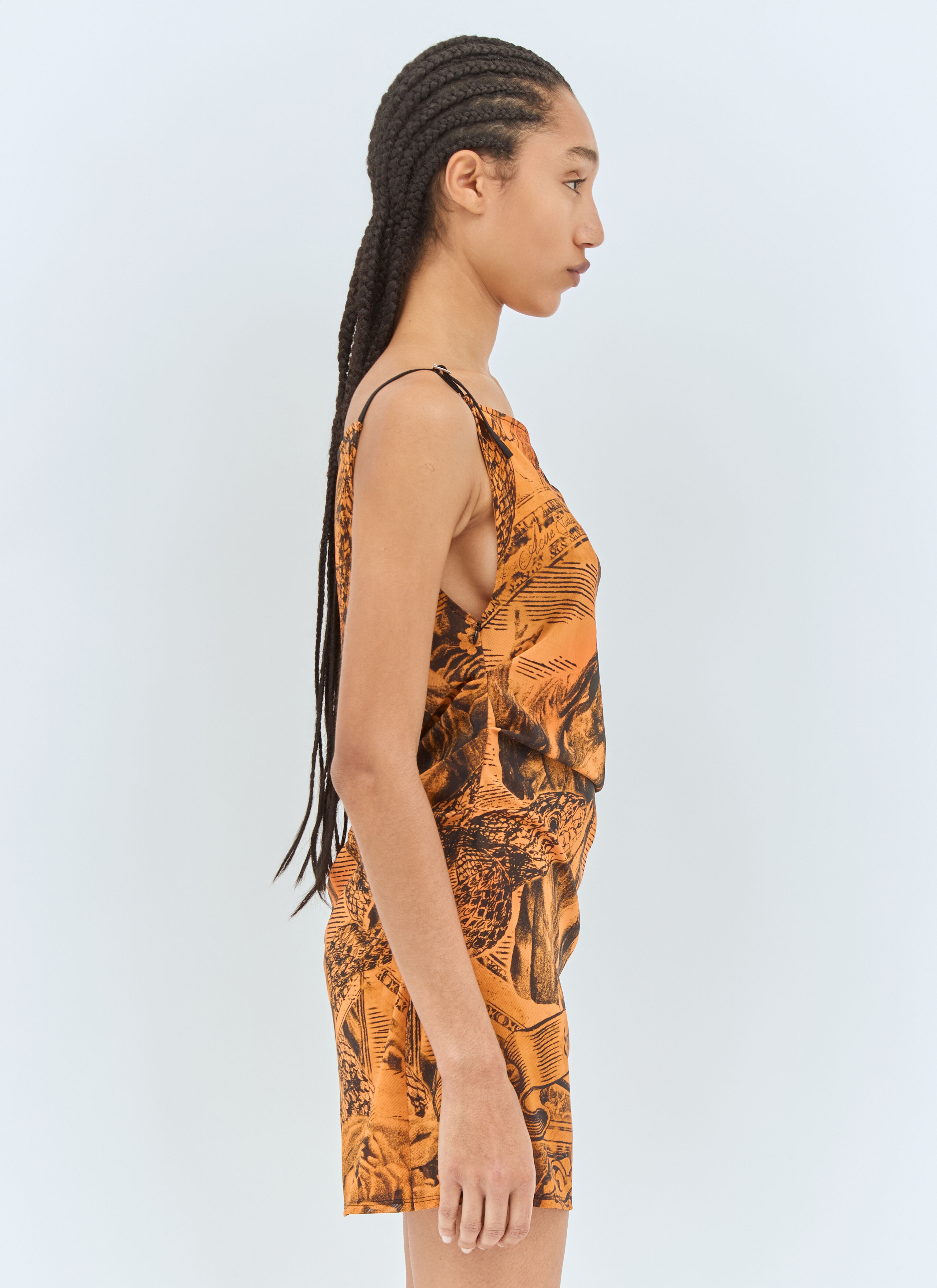 Printed Mini Dress - 4
