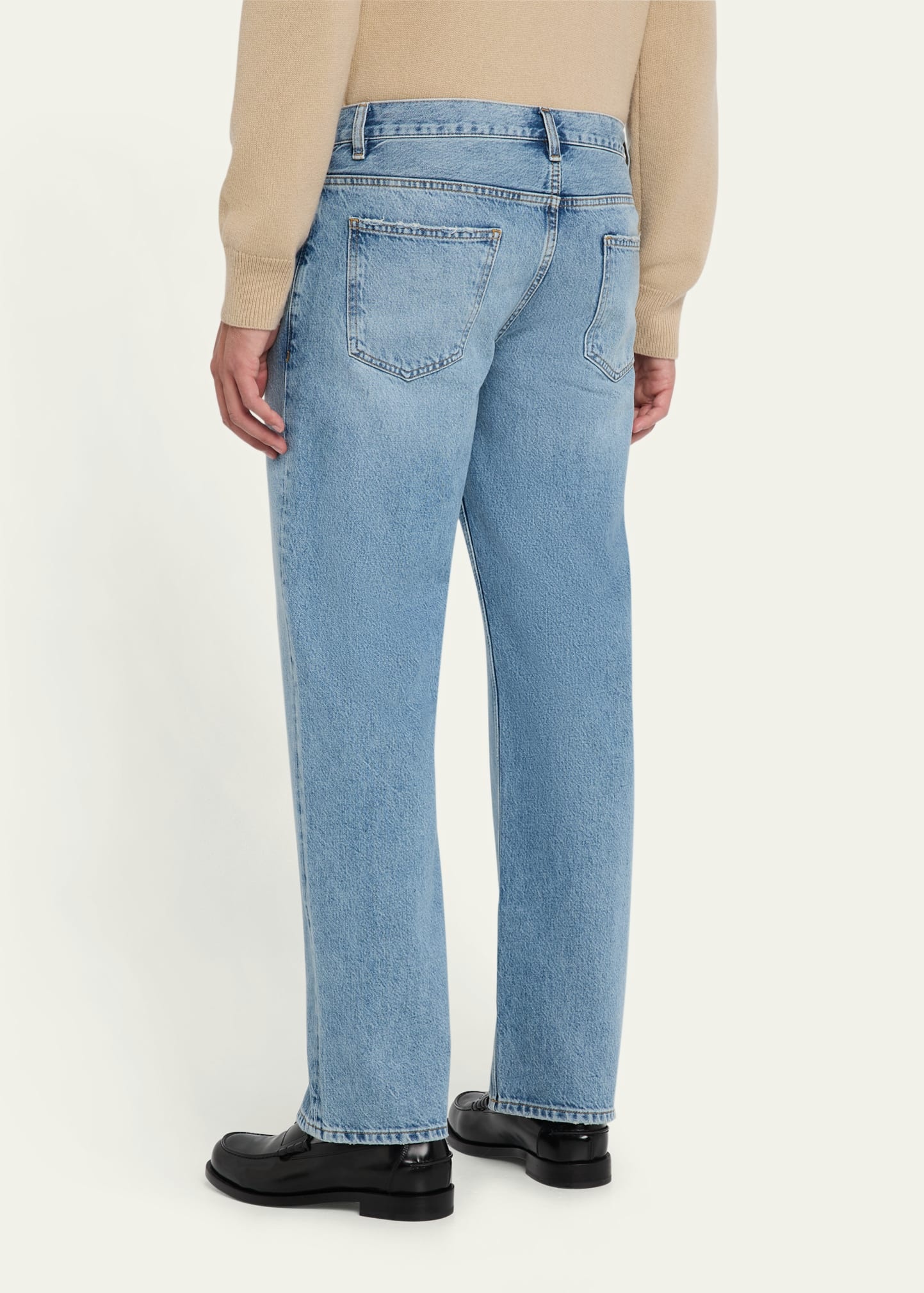 Men's Relaxed Cotton Denim Jeans - 3