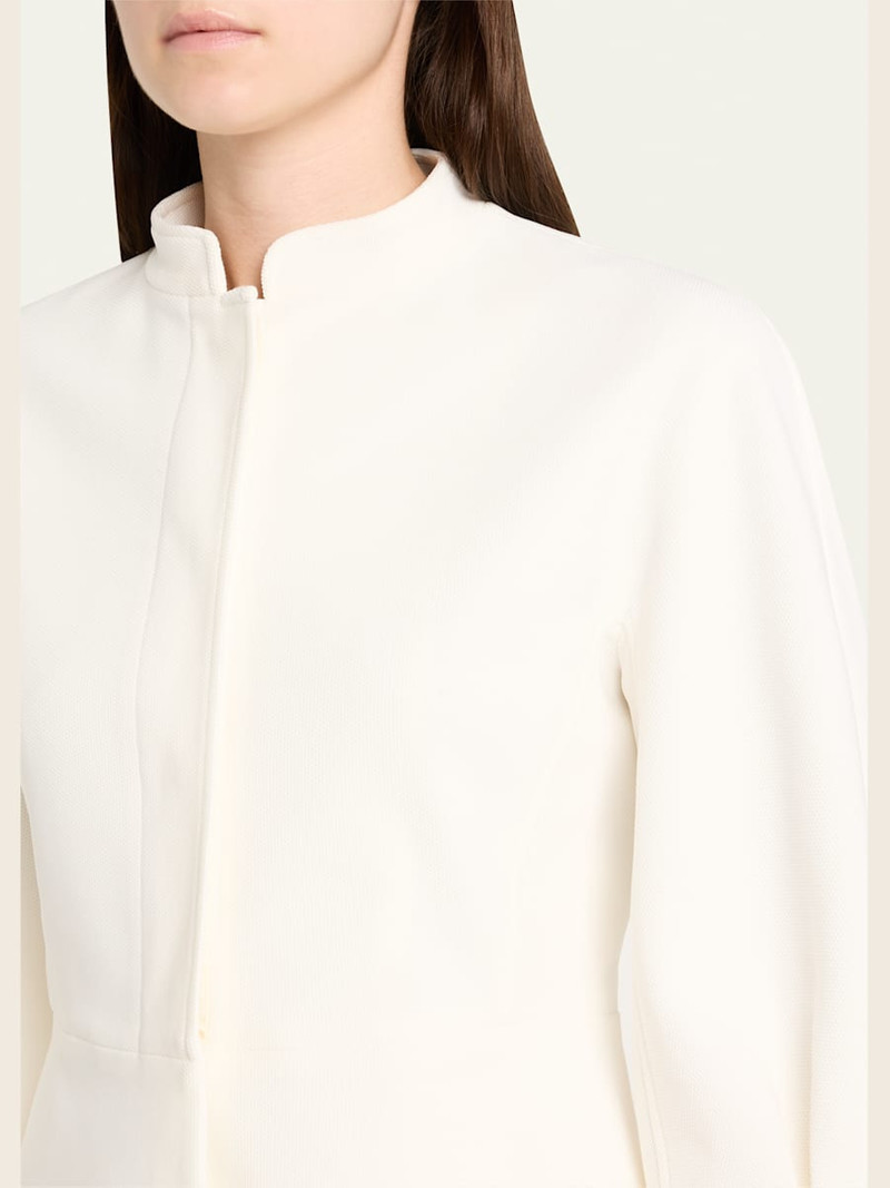 Max Mara Nastro Three-Quarter Sleeve Cotton Jacket outlook