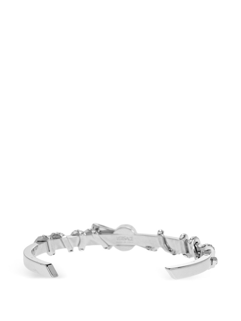 VERSACE Gianni crystal-embellished bracelet outlook