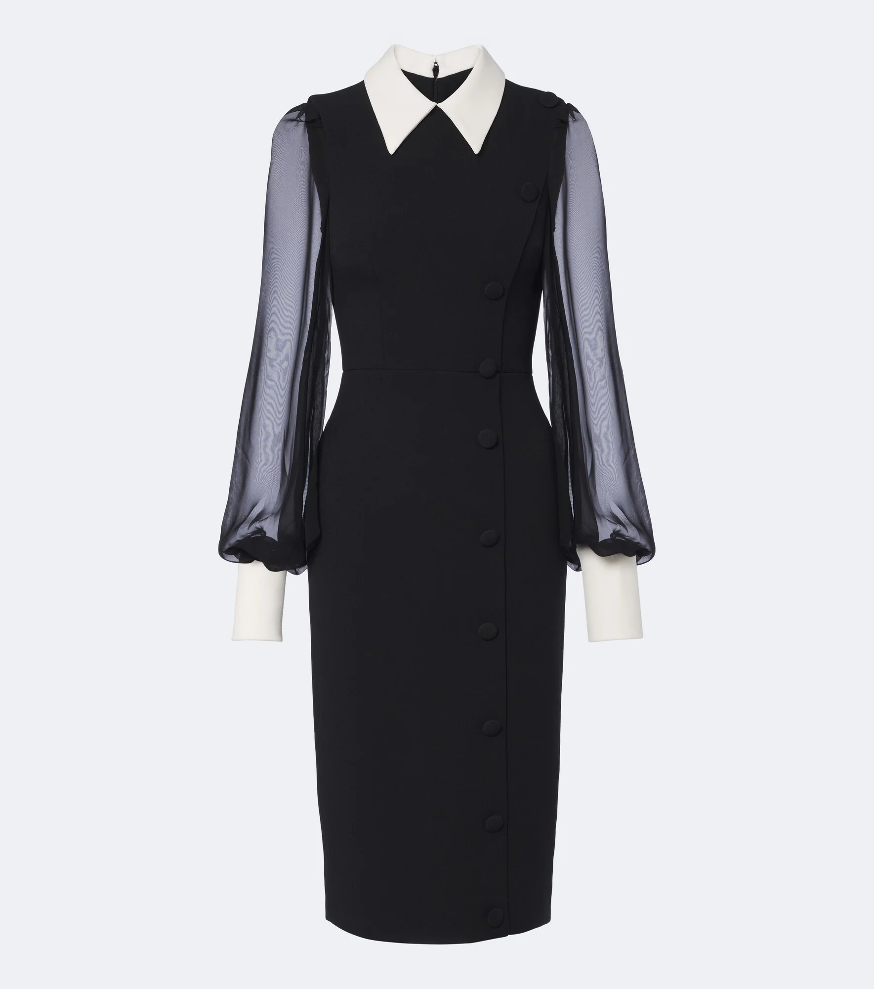 Crêpe cocktail dress - 1