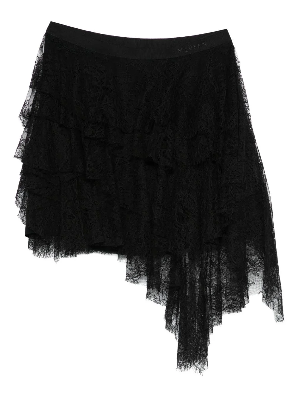 ruffled lace skirt - 1